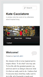 Mobile Screenshot of katecacciatore.com